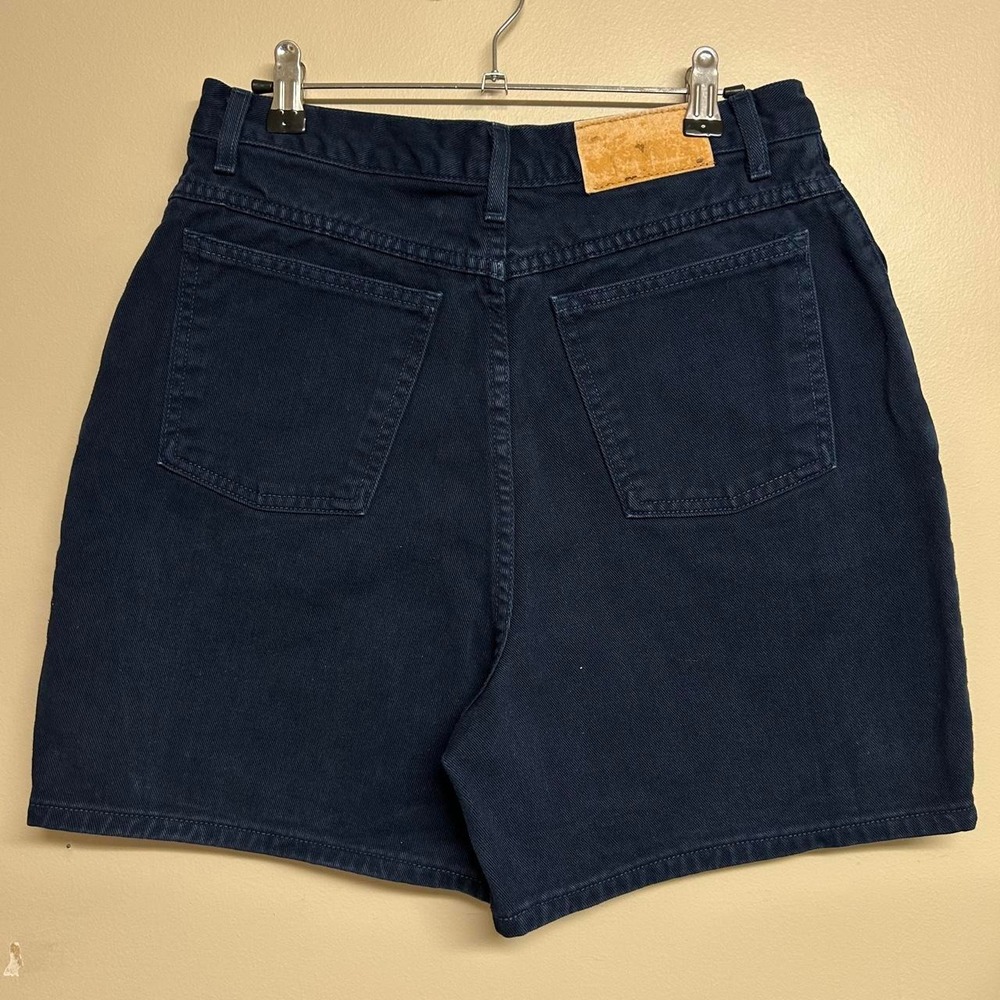 Christopher & Banks Vintage 90s Navy Denim Jean Shorts Womens 12 High Rise Blue
